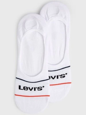 Levi's skarpetki (2-pack) męskie kolor biały 37157.0771-whitebluer