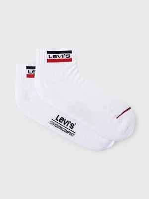 Levi's skarpetki (2-pack) męskie kolor biały 37157.0773-white