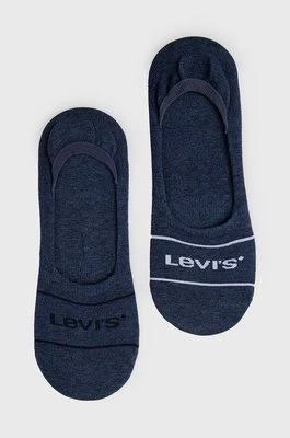 Levi's skarpetki (2-pack) męskie kolor granatowy