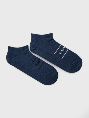 Zdjęcie produktu Levi's skarpetki (2-pack) męskie kolor granatowy