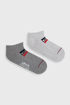 Levi's skarpetki (2-pack) męskie kolor szary 37157.0767-greycombo