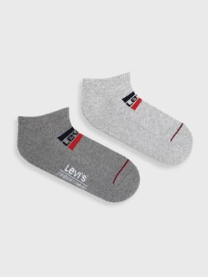 Levi's skarpetki (2-pack) męskie kolor szary 37157.0767-greycombo