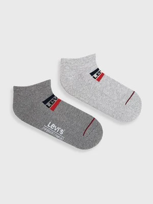 Levi's skarpetki (2-pack) męskie kolor szary 37157.0767-greycombo