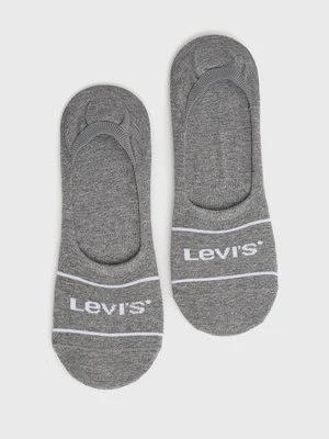 Levi's skarpetki (2-pack) męskie kolor szary