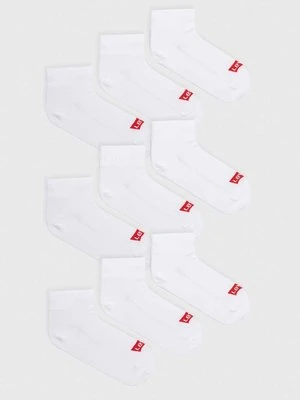 Levi's skarpetki 9-pack kolor biały