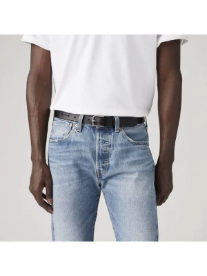 Levi's Skórzany pasek w kolorze czarnym rozmiar: 80