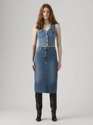 Levi's Spódnica dżinsowa w kolorze niebieskim rozmiar: W34