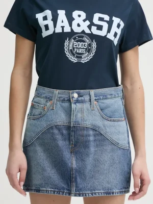 Zdjęcie produktu Levi's spódnica ICON SKIRT WESTERN YOKE kolor niebieski mini prosta 001VJ