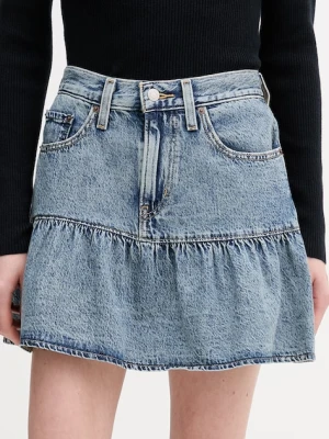 Levi's spódnica jeansowa bawełniana FLOUNCE MINI