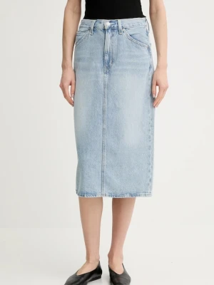 Levi's spódnica jeansowa HR BACK SLIT SKIRT