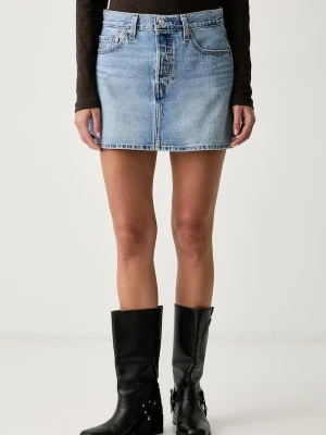 Levi's spódnica jeansowa ICON niebieski