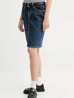 Levi's spódnica jeansowa kolor niebieski mini ołówkowa 003Z6