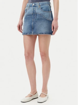 Levi's® Spódnica jeansowa Western 501® 001VJ-0001 Niebieski Regular Fit