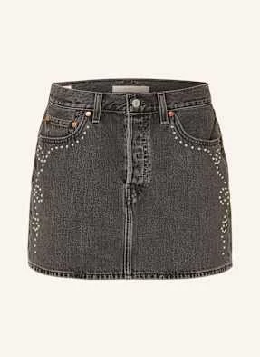 Levi's® Spódnica Jeansowa Z Ozdobnymi Kamykami blau