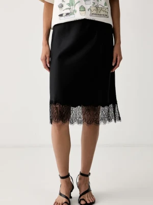 Levi's spódnica LYNN MIDI czarny