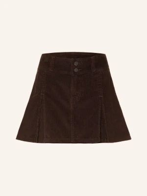 Levi's® Spódnica Z Sztruksu braun CIEMNOBRĄZOWY