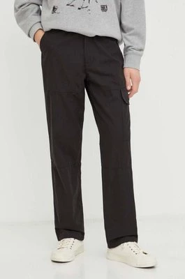 Levi's spodnie bawełniane PATCH POCKET CARGO kolor czarny w fasonie cargo