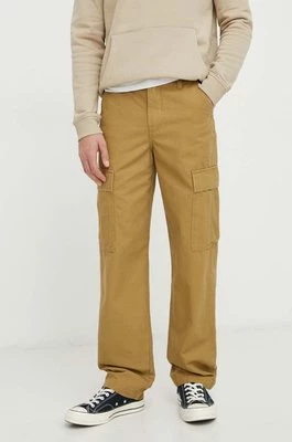 Levi's spodnie męskie kolor beżowy proste