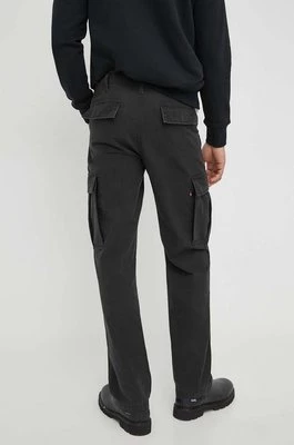 Levi's spodnie męskie kolor czarny proste
