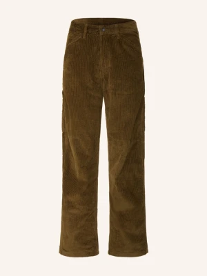 Levi's® Spodnie Z Sztruksu 568™ Loose Straight Carpenter Regular Fit braun BRĄZOWY
