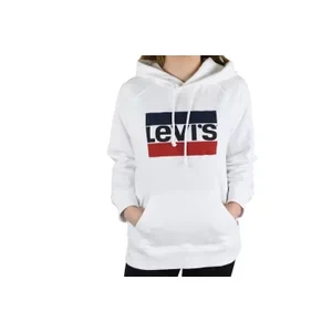 Levi's Sport Graphic Hoodie 359460001, Damskie, Białe, bluzy, bawełna, rozmiar: XS Levis