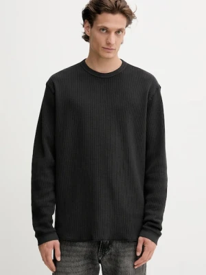 Levi's sweter bawełniany męski kolor czarny lekki A9249