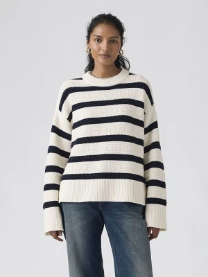 Levi's Sweter "Candide" w kolorze biało-czarnym rozmiar: L