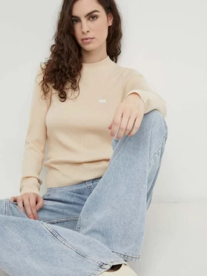 Levi's sweter damski kolor beżowy A0719