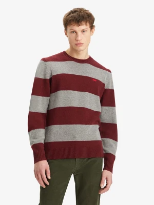 Levi's Sweter w kolorze czerwono-szarym rozmiar: M