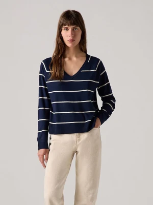 Levi's Sweter w kolorze granatowo-białym rozmiar: S