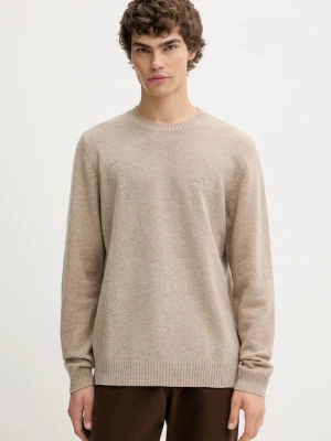 Levi's sweter z dodatkiem wełny męski kolor beżowy lekki A4320