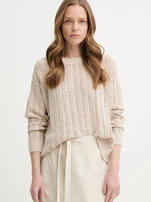 Levi's sweter z domieszką lnu SUNRISE CROCHET SWEATER damski kolor beżowy lekki 0013A