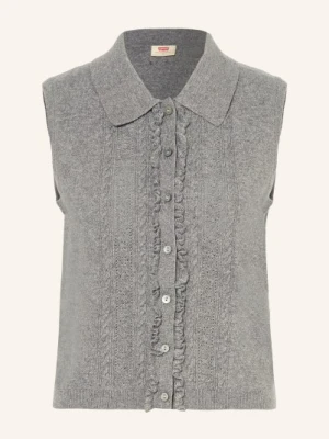 Levi's® Sweter Z Falbanami grau