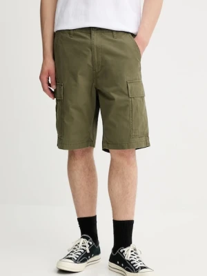 Levi's szorty bawełniane CARRIER CARGO SHRT-2 męskie kolor zielony 001KG
