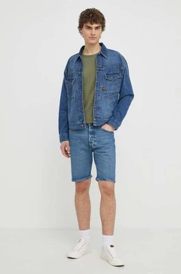 Levi's szorty jeansowe męskie kolor niebieski