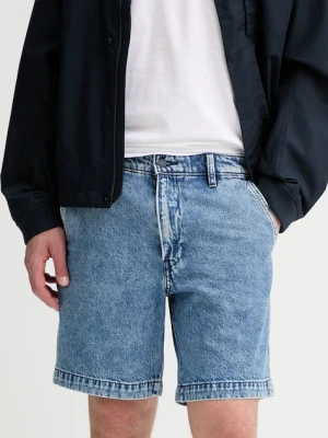 Levi's szorty bawełniane kolor niebieski