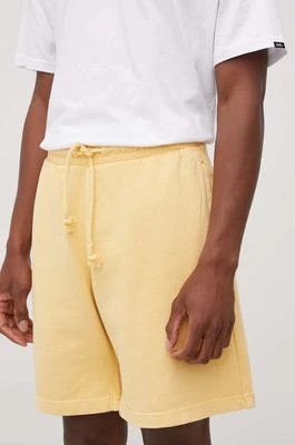 Levi's szorty bawełniane męskie kolor żółty