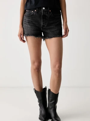 Levi's szorty damskie jeansowe 501® ORIGINAL czarny