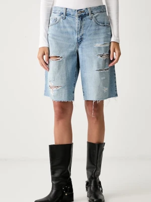 Levi's szorty damskie jeansowe BAGGY DAD niebieski