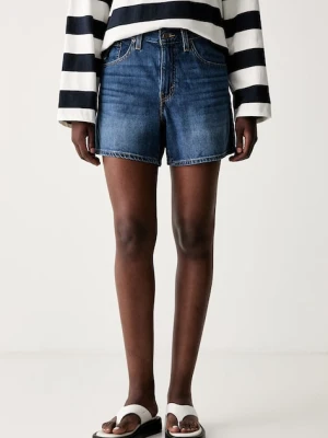 Levi's szorty damskie jeansowe CINCH MID-THIGH