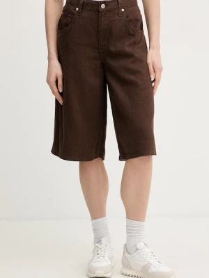 Levi's szorty damskie lniane SUPER BAGGY LONG