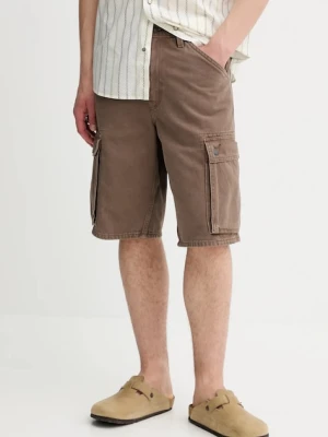 Levi's szorty jeansowe 478 BAGGY CARGO SHORTS męskie kolor brązowy 001GU