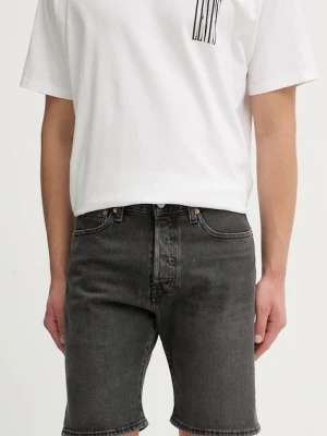 Levi's szorty jeansowe 501® ORIGINAL czarny