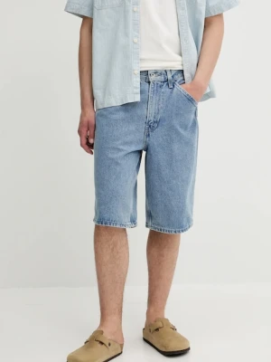 Levi's szorty jeansowe 568 LOOSE CRPNTR SHORTS męskie kolor niebieski 001K8