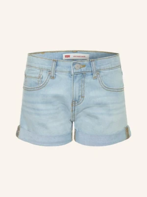 Levi's® Szorty Jeansowe Girlfriend Short Slim Fit blau
