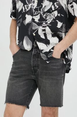 Levi's szorty jeansowe męskie kolor czarny