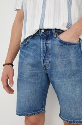 Levi's szorty jeansowe męskie kolor granatowy 36512.0164-DarkIndigo