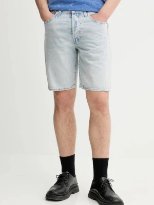 Levi's szorty jeansowe męskie kolor niebieski