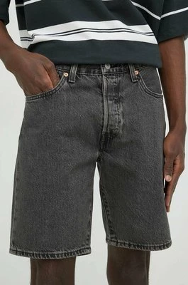 Levi's szorty jeansowe męskie kolor szary