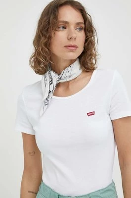 Levi's t-shirt 2-pack damski kolor biały